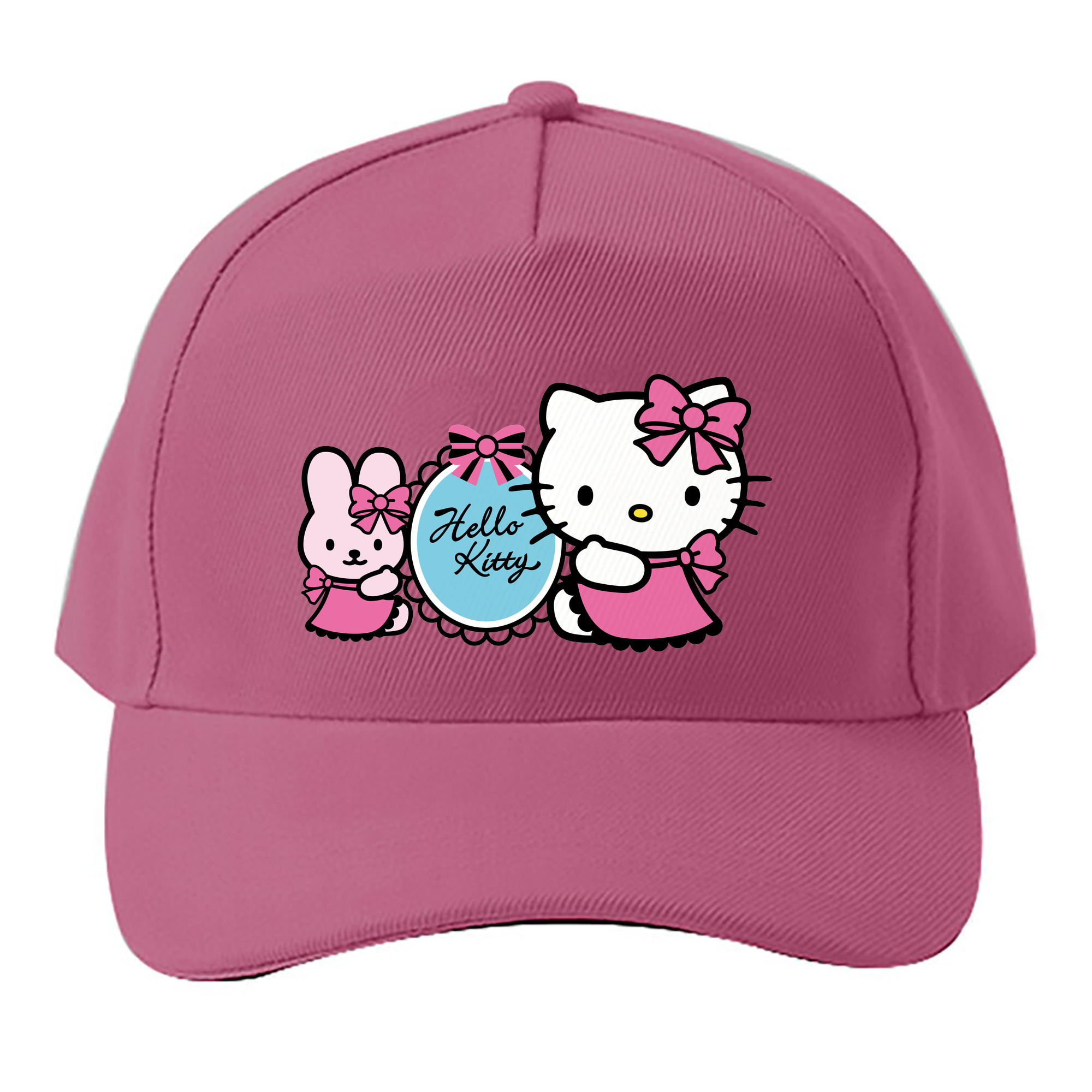 （画像用） Hello Kitty ハローキティ ベースボールキャップ 綿100％ 男女兼用 帽子 スポーツ